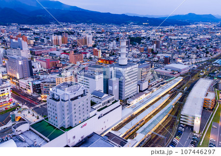 霞城セントラルより南側の眺望 (山形駅方向)　【山形市】 107446297