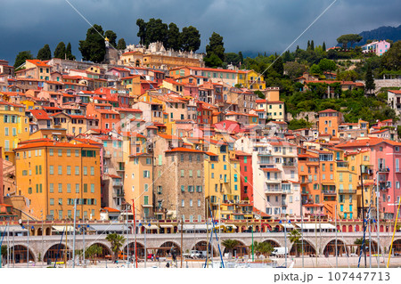 Menton, French Riviera, France 107447713