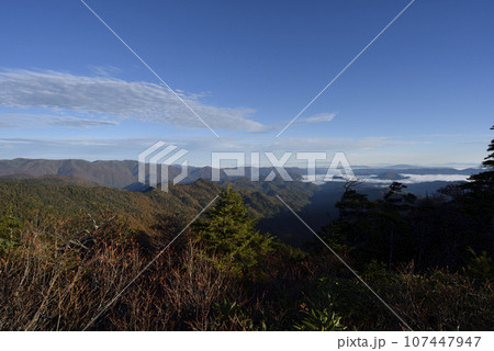 帝釈山から田代山へ、登山、福島県 107447947