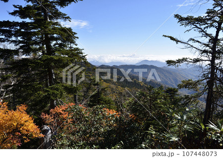 帝釈山から田代山へ、登山、福島県 107448073