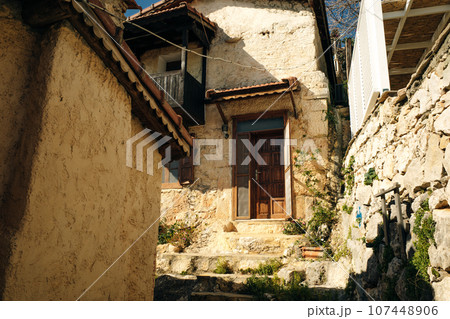 Beautiful panoramic view on island Kekova. Kalesi, turkey - may 2023 107448906