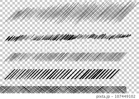 手寫對角線畫筆插圖集 107449102