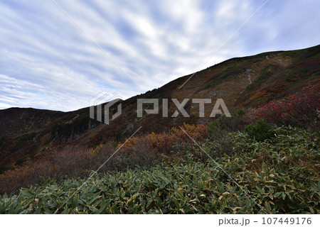 巻機山、登山、新潟県 巻機山、登山、新潟県 107449176