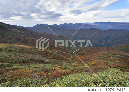 巻機山、登山、新潟県 巻機山、登山、新潟県 107449815
