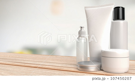 The mock up product for health and Advertising concept 3d rendering. 107450207