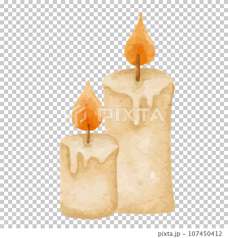 An autumn camping set illustrated in a watercolor style An autumn camping set illustrated in a watercolor style 107450412