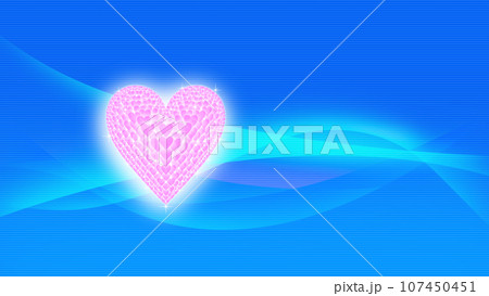 ハートの背景素材 8Kサイズ ハートの背景素材 8Kサイズ 107450451