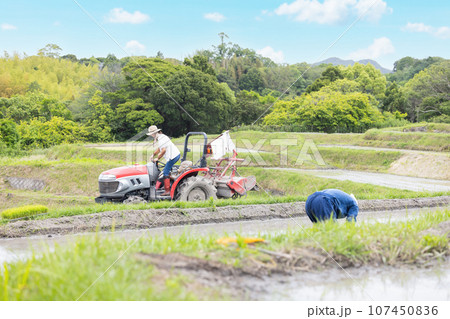 田植え風景 107450836
