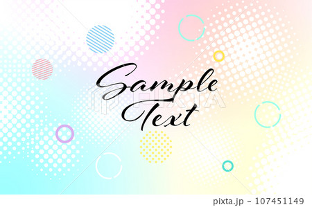 ビジネス　幾何学　シンプル　イラスト背景 107451149