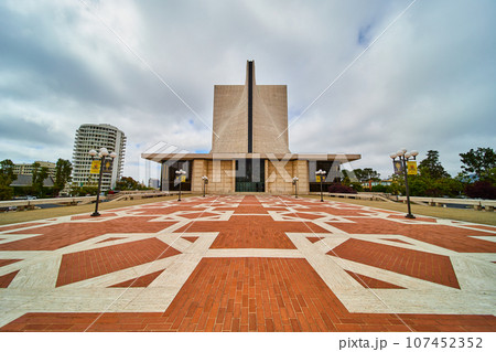 Wide view of sidewalk leading up to Cathedral of Saint Mary of the Assumption Wide view of sidewalk leading up to Cathedral of Saint Mary of the Assumption 107452352