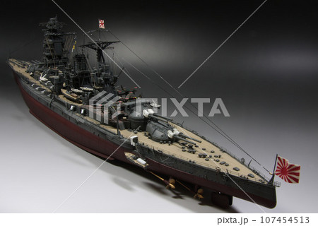 日本海軍 戦艦 長門 昭和十六年 開戦時 ハセガワ 1/350モデルの写真