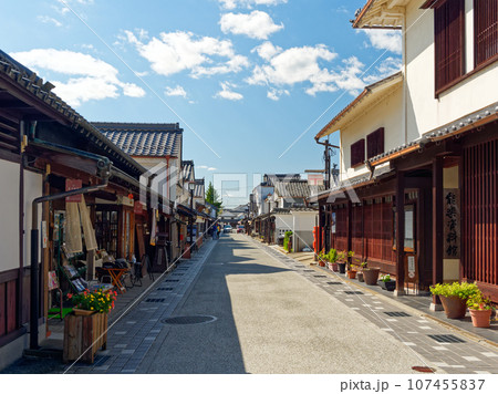 兵庫県 丹波篠山市 河原町妻入商家群の町並み 兵庫県 丹波篠山市 河原町妻入商家群の町並み 107455837