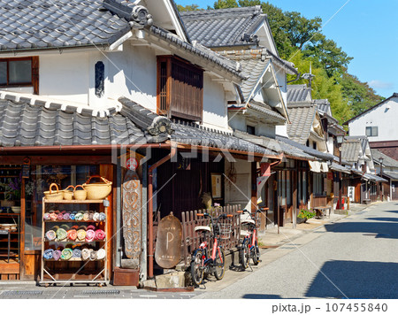 兵庫県 丹波篠山市 河原町妻入商家群の町並み 兵庫県 丹波篠山市 河原町妻入商家群の町並み 107455840