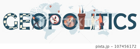 Global Geopolitics Text Compositionのイラスト素材 [107456172] - PIXTA