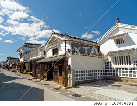 兵庫県 丹波篠山市 河原町妻入商家群の町並み 107456251