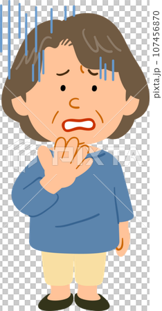 身穿淡藍色針織全身的高級女性 身穿淡藍色針織全身的高級女性 107456870