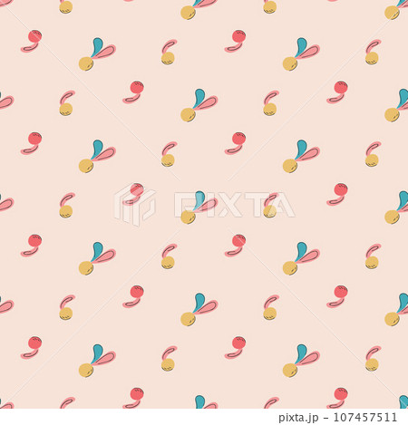 Vegetables and fruits. Harvesting. Seamless illustration. For textiles, wallpaper or paper Vegetables and fruits. Harvesting. Seamless illustration. For textiles, wallpaper or paper 107457511