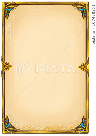 ファンタジー四角フレームセットのイラスト素材 [107458551] - PIXTA