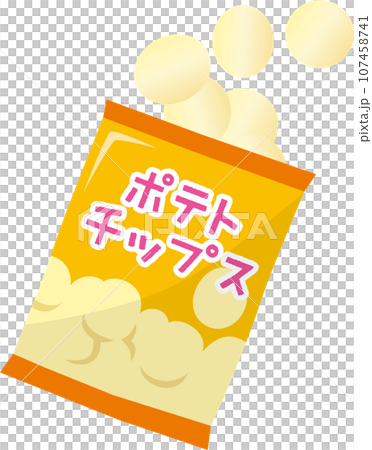 簡單包裝洋芋片的圖像插圖 107458741