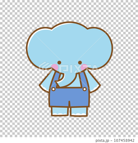 Elephant character 107458942