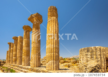 Temple of Heracles in Valley of the Temples. Archaeological site 107459734