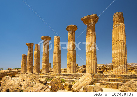 Temple of Heracles in Valley of the Temples. Archaeological site 107459735