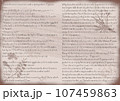 ヴィンテージ加工　秋　物語　一ページ　デザインペーパー　コラージュ素材　ジャンクジャーナル　素材 107459863
