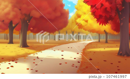 紅葉の道 107461997