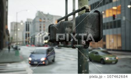 Stunning hyper lapse of downtown area 107462684