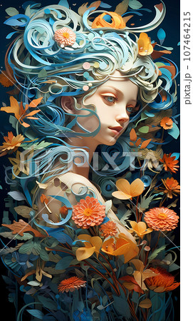 女神 女性 女の人 107464215