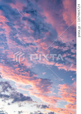 【空素材】朝焼け・夕焼け素材【長野県】 107464724