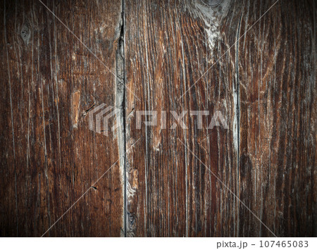 Old wood background, dark wooden abstract texture 107465083
