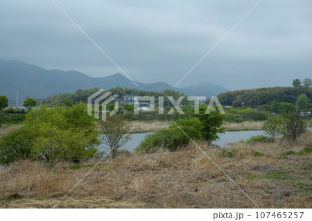 Bicycle path along Yeongsangang River Bicycle path along Yeongsangang River 107465257