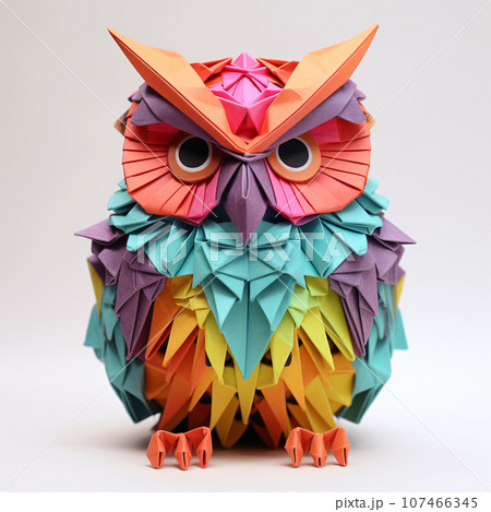 イラストオーダー＋ウサギフクロウミニ色紙
