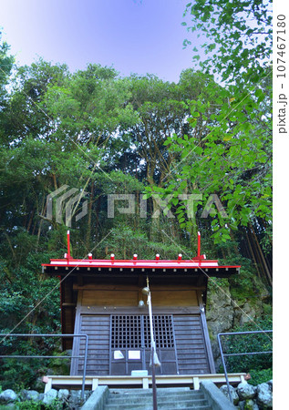 埼玉県飯能市上名栗上名栗のパワースポット　八坂神社 107467180