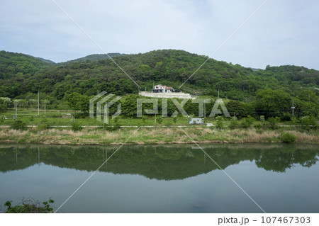 Bicycle path along the Seomjingang River Bicycle path along the Seomjingang River 107467303