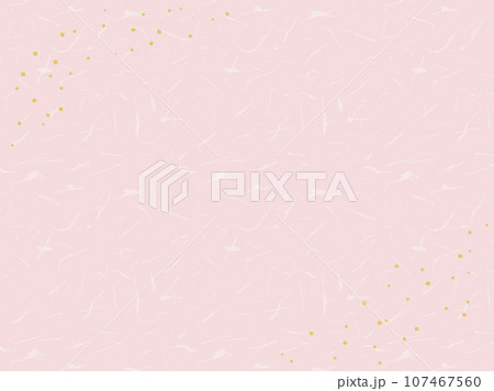 和紙テクスチャ背景素材、手漉き和紙風薄い赤色 107467560