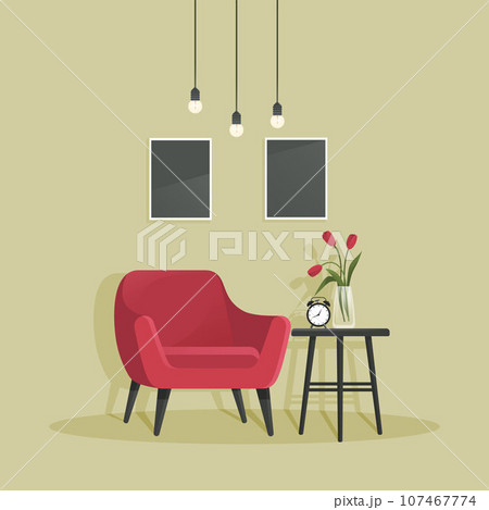 Home office interior. Vector illustration. Freelance or studying concept Workplace room, modern interior, cabinet Business workspace in room interior Workplace modern interior, home or office room Home office interior. Vector illustration. Freelance or studying concept Workplace room, modern interior, cabinet Business workspace in room interior Workplace modern interior, home or office room 107467774