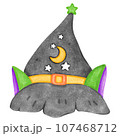 Witch hat Halloween costume  107468712