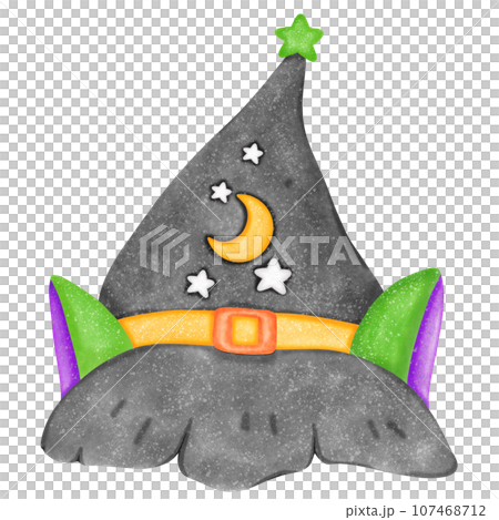 Witch hat Halloween costume  107468712