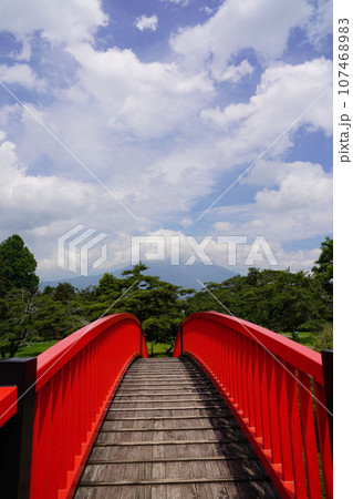 世界文化遺産・日本一の富士山・静岡県朝霧高原 107468983