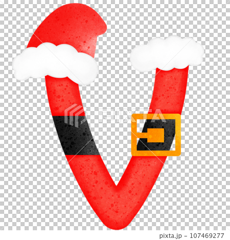 Alphabet santa claus  107469277