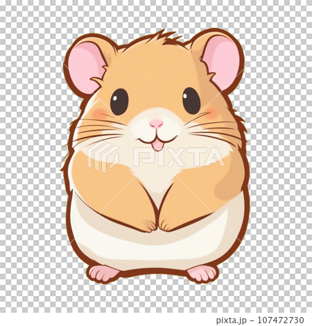 ハムスターのイラスト素材 [107472730] - PIXTA