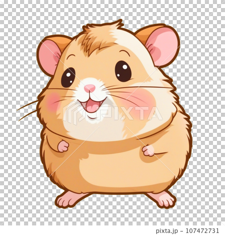 萌える人続出 SNSで反響の “ハム絵職人”がハムスターのみを描き