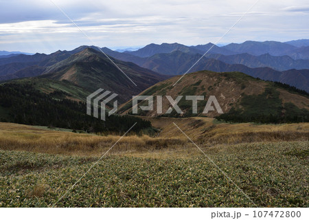 巻機山、登山、新潟県 107472800