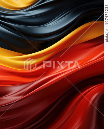 Silk in the colors flag of Germany 107473238
