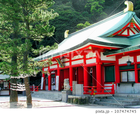 山口県下関市 赤間神社 外拝殿(大安殿) 山口県下関市 赤間神社 外拝殿(大安殿) 107474745