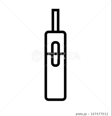 シンプルな電子タバコや加熱式タバコ。ベクター。 シンプルな電子タバコや加熱式タバコ。ベクター。 107477012