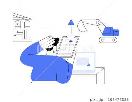 Demolition order abstract concept vector...のイラスト素材 [107477888] - PIXTA