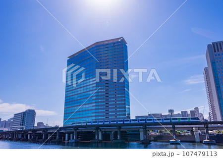 (東京都)天王洲アイル・モノレールと京浜運河 (東京都)天王洲アイル・モノレールと京浜運河 107479113